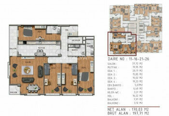Квартира 3+1 в Стамбуле, Турция | PKK-46451