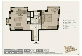 Квартира 1+1 в Бейоглу, Стамбул, Турция | SBB-46231