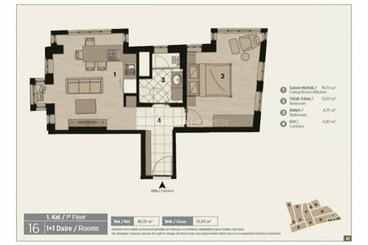 Квартира 3+1 в Бейоглу, Стамбул, Турция | PKK-46233