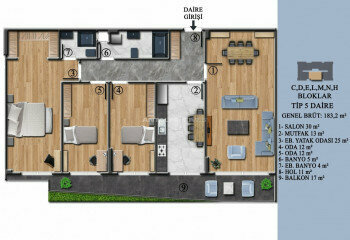 Квартира 5+1 в Ялове, Турция | PBB-46945