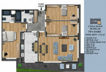 Квартира 5+1 в Ялове, Турция | PBB-46945