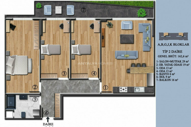 Квартира 6+1 в Ялове, Турция | SBB-46946