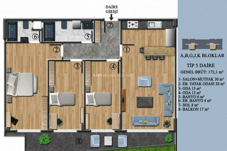 Квартира 6+1 в Ялове, Турция | SBB-46946
