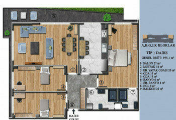 Квартира 6+1 в Ялове, Турция | SBB-46946