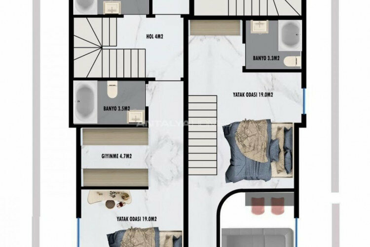 Квартира 3+1 в Анталии, Турция | PTE-45033