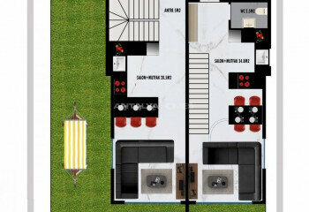 Квартира 3+1 в Анталии, Турция | PTE-45033