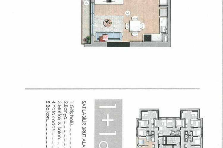 Квартира 2+1 в Стамбуле, Турция | PKK-46544