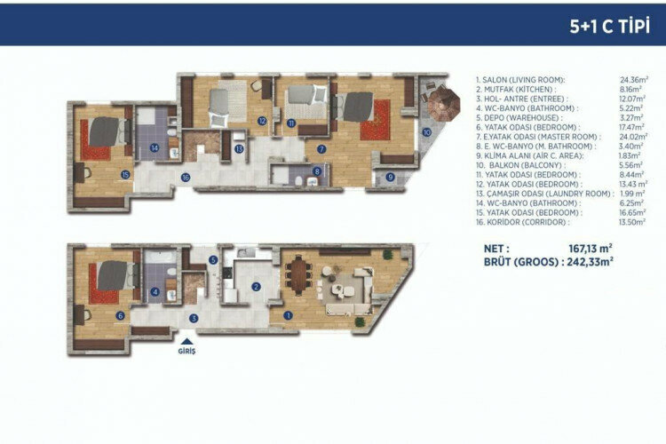 Квартира 5+1 в Стамбуле, Турция | PTE-46510