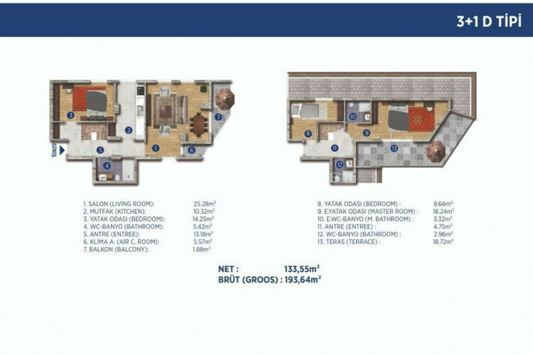 Квартира 5+1 в Стамбуле, Турция | PTE-46510