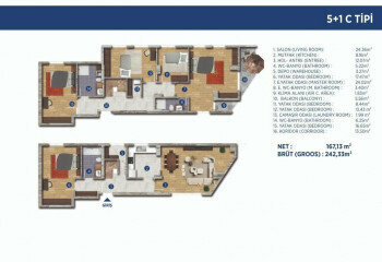 Квартира 5+1 в Стамбуле, Турция | PTE-46510