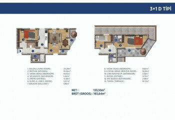 Квартира 5+1 в Стамбуле, Турция | PTE-46510