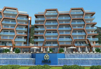 Квартира 1+1 в Каргыджаке, Алания, Турция | PBB-14907