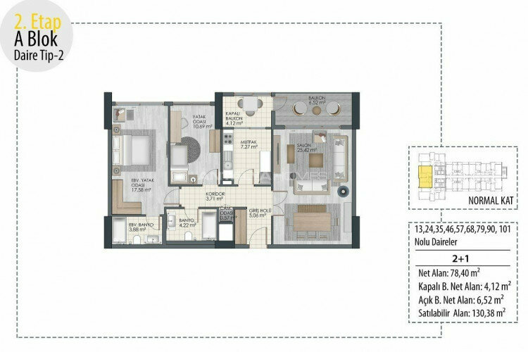 Квартира 3+1 в Стамбуле, Турция | SBB-46379