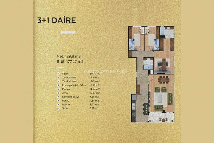 Квартира 5+1 в Стамбуле, Турция | SBB-46350