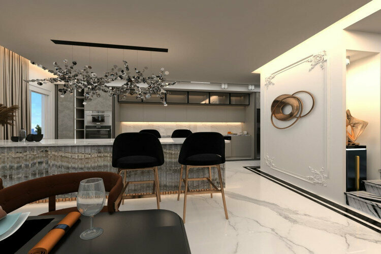 Квартира 4+1 в Оба, Алания, Турция | PTE-44227