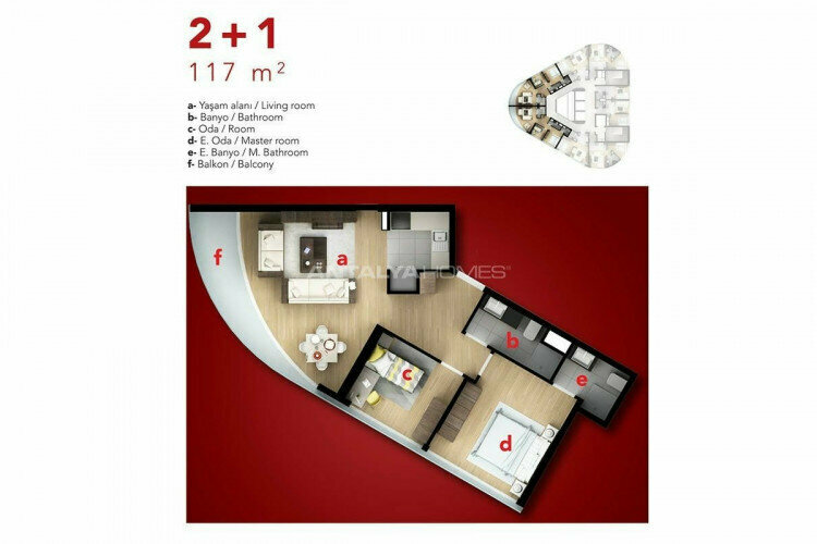 Квартира 2+1 в Стамбуле, Турция | PBB-46259