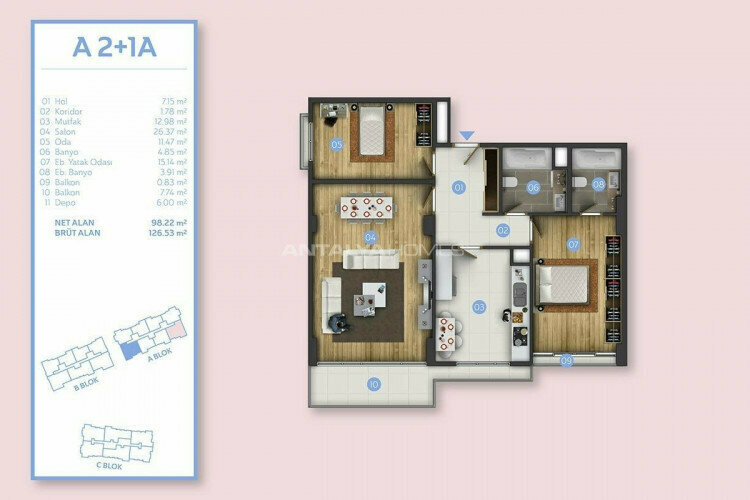Квартира 3+1 в Стамбуле, Турция | PBB-46212