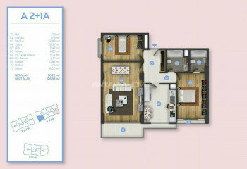 Квартира 3+1 в Стамбуле, Турция | PBB-46212