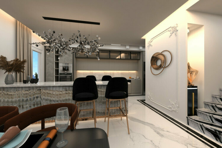 Квартира 4+1 в Оба, Алания, Турция | STE-24226