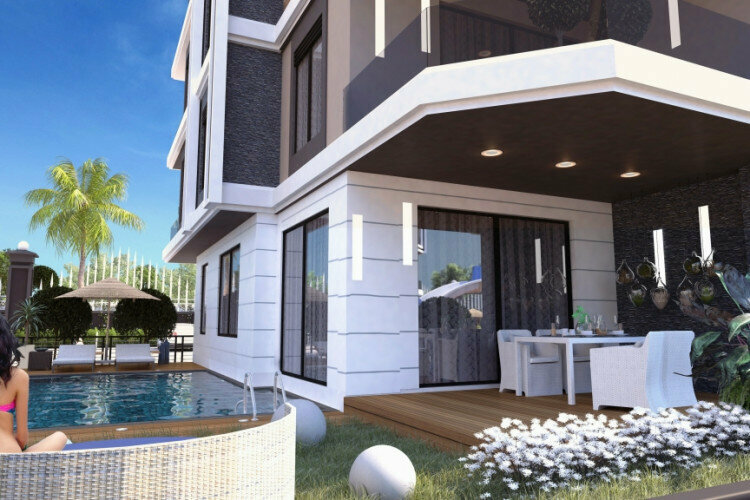 Квартира 4+1 в Оба, Алания, Турция | STE-24226