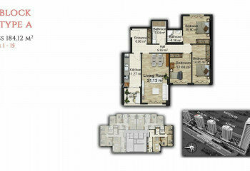 Квартира 2+1 в Стамбуле, Турция | PTE-46086