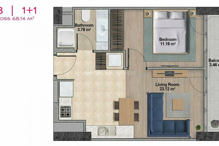 Квартира 4+1 в Стамбуле, Турция | SBB-46153