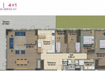 Квартира 4+1 в Стамбуле, Турция | SBB-46153