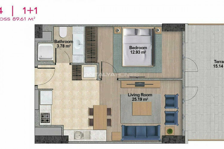Квартира 6+1 в Стамбуле, Турция | PKK-46154