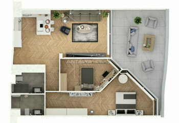 Квартира 1+1 в Стамбуле, Турция | SBB-46240