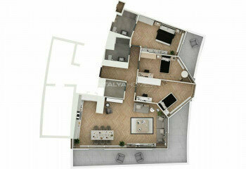 Квартира 1+1 в Стамбуле, Турция | SBB-46240