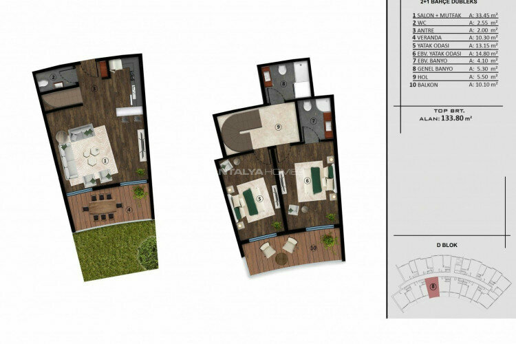 Квартира 4+1 в Коджаэле, Турция | STE-46789