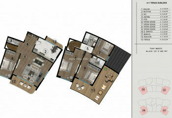 Квартира 3+1 в Коджаэле, Турция | PTE-46788