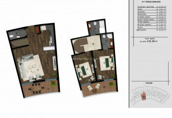 Квартира 3+1 в Коджаэле, Турция | PTE-46788