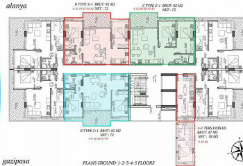 Квартира 2+1 в Анталии, Турция | STE-44882