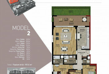 Квартира 4+1 в Бурсе, Турция | STE-46924