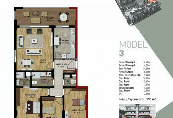 Квартира 4+1 в Бурсе, Турция | STE-46924