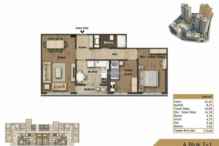 Квартира 3+1 в Картале, Стамбул, Турция | SBB-46481