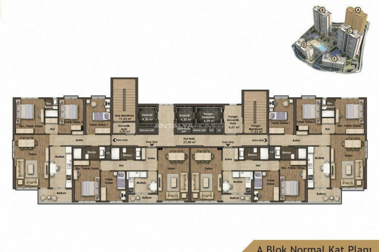 Квартира 3+1 в Картале, Стамбул, Турция | SBB-46481