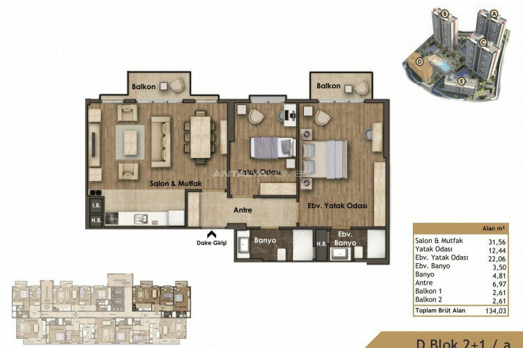 Квартира 3+1 в Картале, Стамбул, Турция | SBB-46481