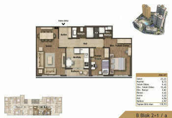 Квартира 3+1 в Картале, Стамбул, Турция | SBB-46481