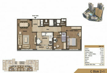 Квартира 3+1 в Картале, Стамбул, Турция | SBB-46481