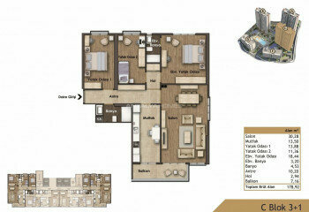 Квартира 3+1 в Картале, Стамбул, Турция | SBB-46481