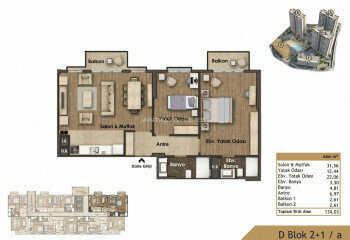 Квартира 3+1 в Картале, Стамбул, Турция | SBB-46481