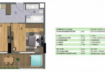 Квартира 1+1 в Ялове, Турция | PBB-46955