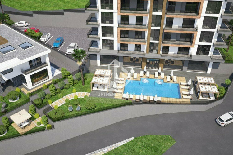 Квартира 1+1 в Каргыджаке, Алания, Турция | PTE-11894