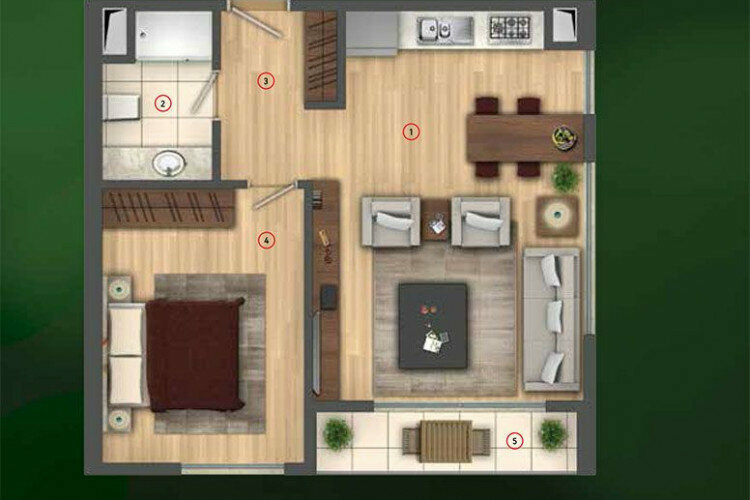 Квартира 1+1 в Стамбуле, Турция | PBB-10541
