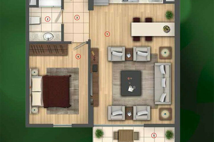 Квартира 1+1 в Стамбуле, Турция | PBB-10541
