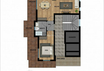 Квартира 1+1 в Муратпаше, Анталия, Турция | PTE-45609
