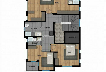 Квартира 1+1 в Муратпаше, Анталия, Турция | PTE-45609