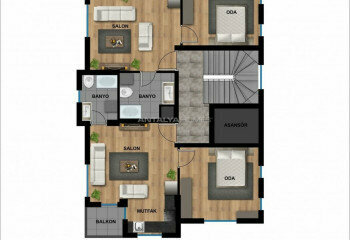 Квартира 3+1 в Муратпаше, Анталия, Турция | SBB-45610